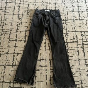 Girls Zara black flared jeans